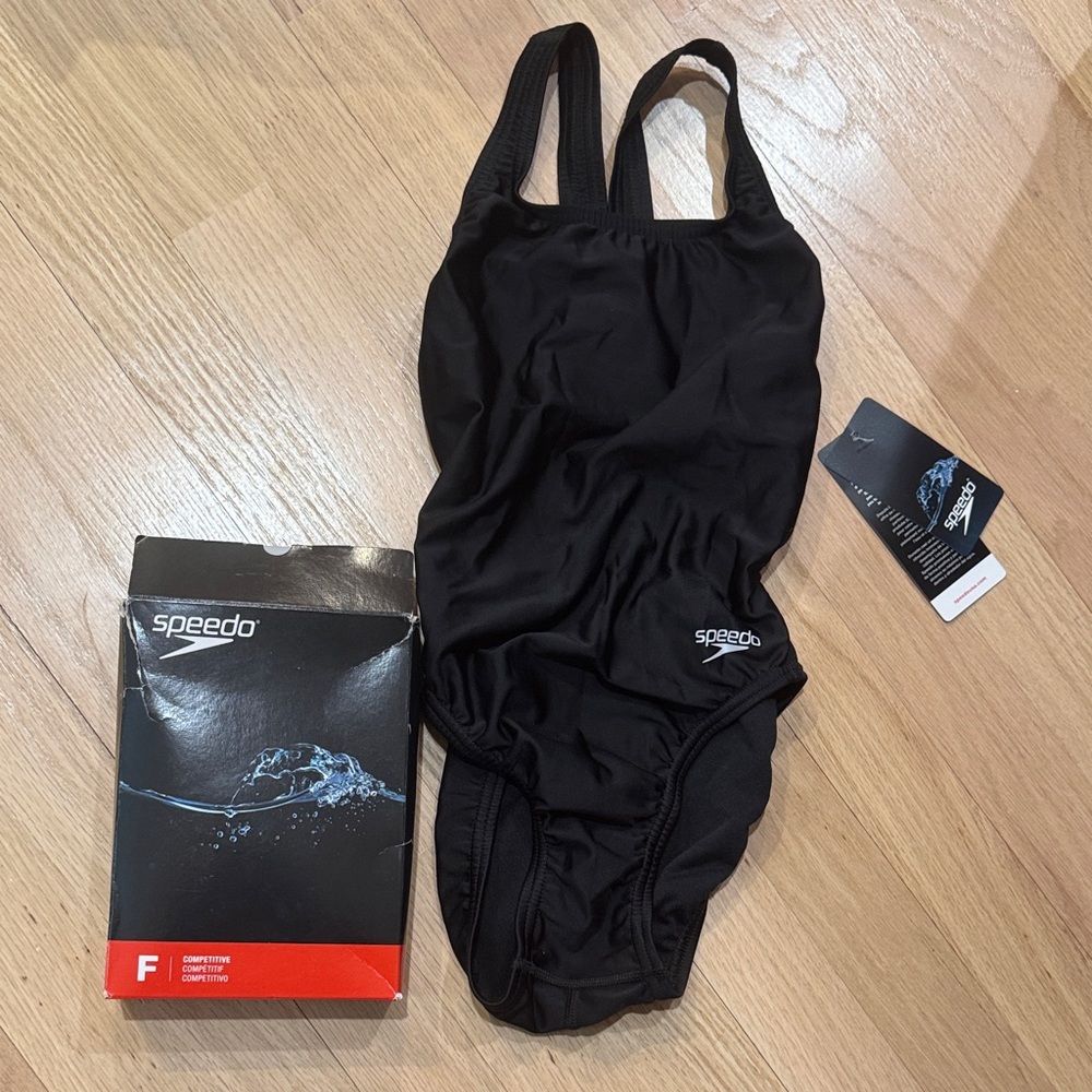 Speedo Black One-Piece Swimsuit